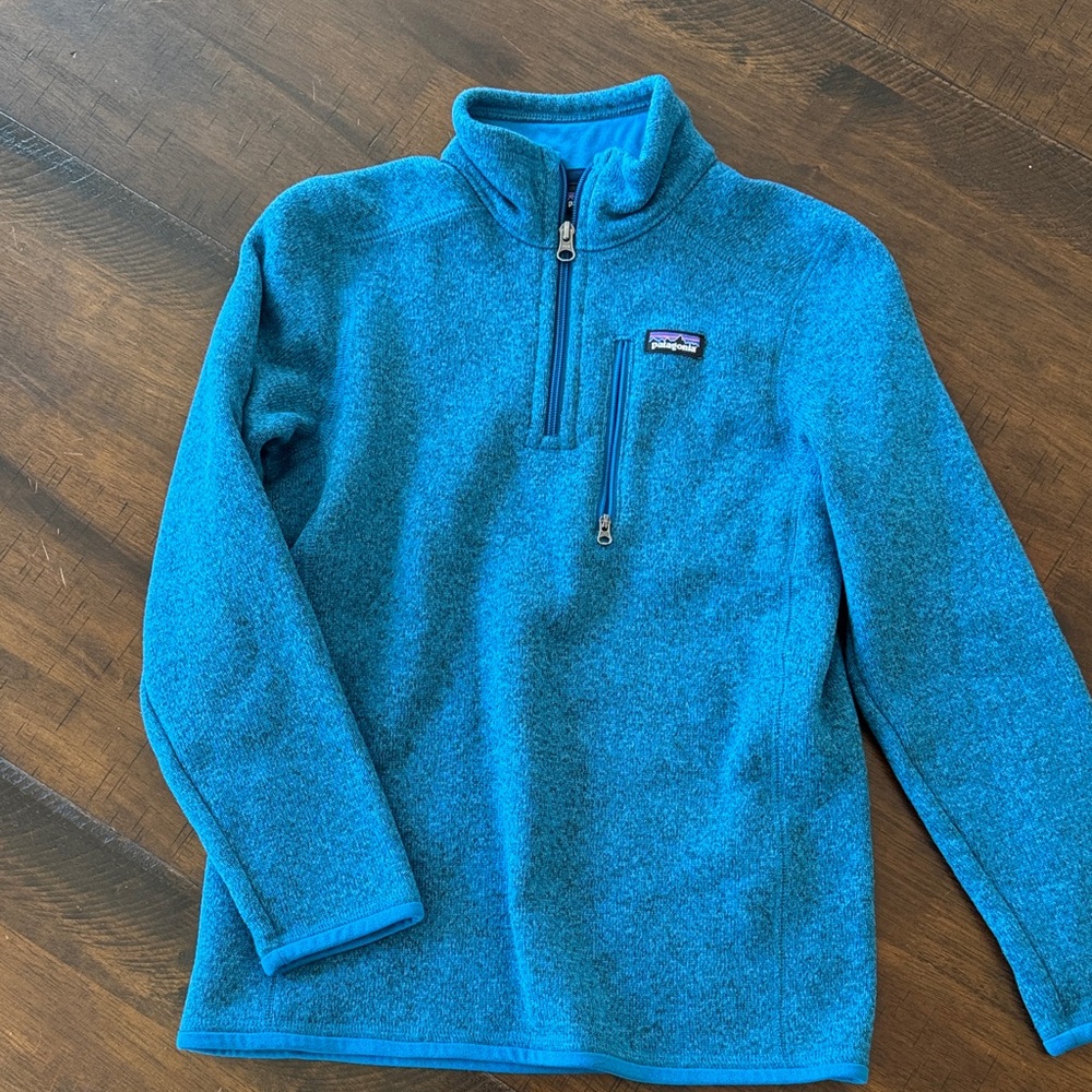Patagonia Kids Bright Blue Fleece